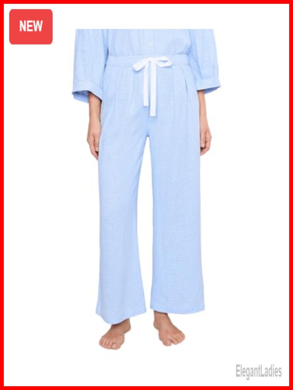 Linen Blend Relaxed High Rise Straight Leg Pleated Pants